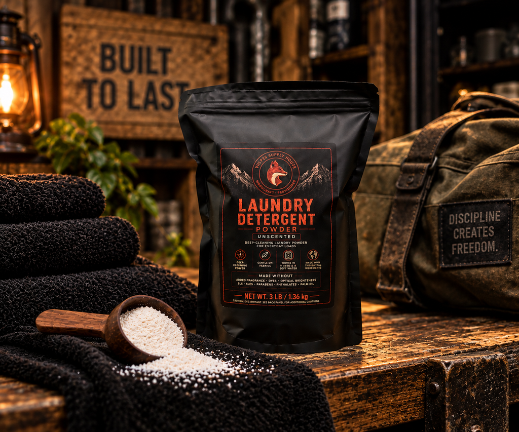 Unscented Concentrated Laundry Powder – 3 lb Resealable Pouch