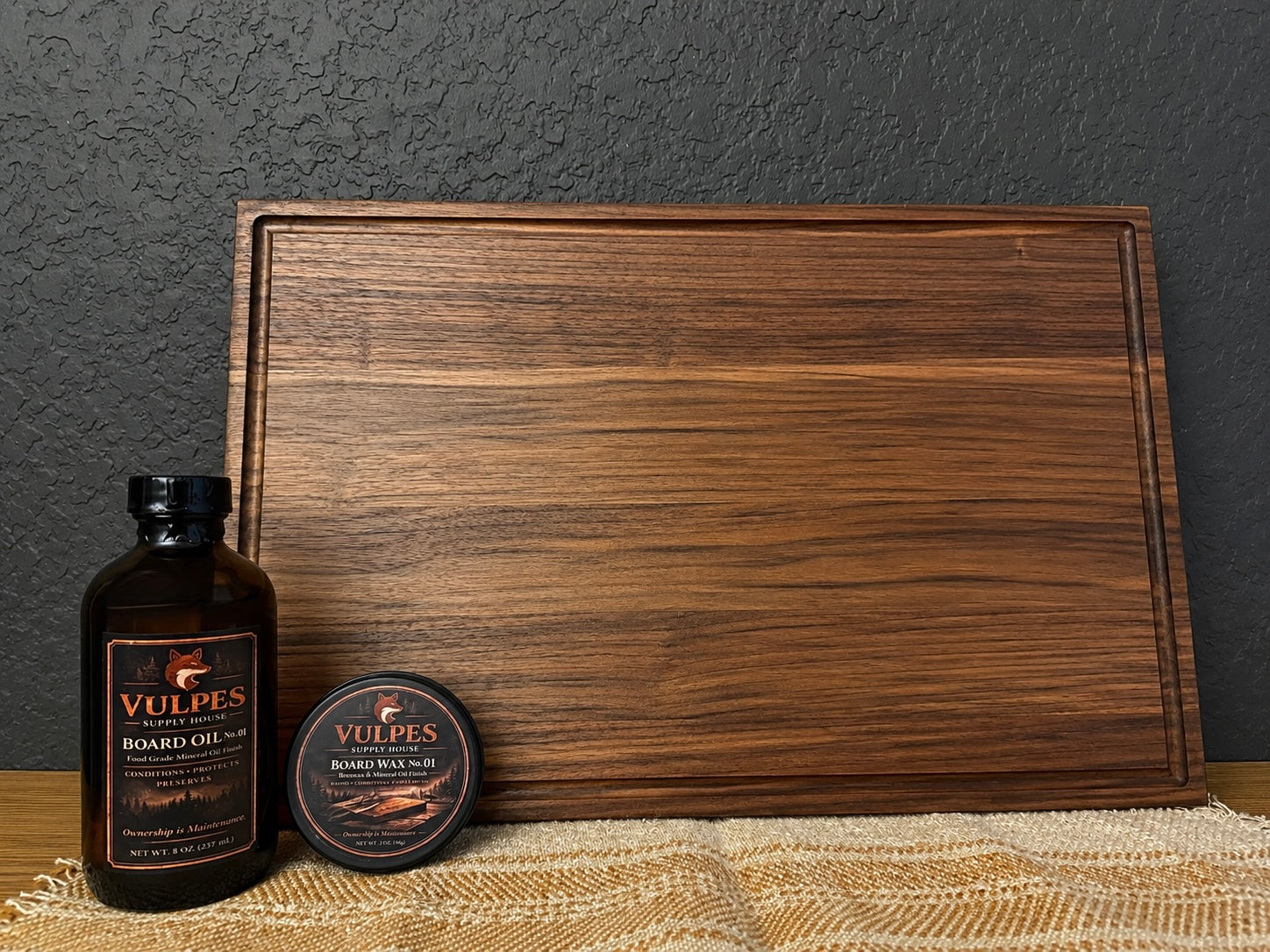 Galley Board | Walnut Edge Grain Cutting Board